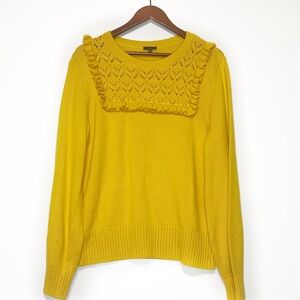 Talbots mustard yellow sweater NWOT '